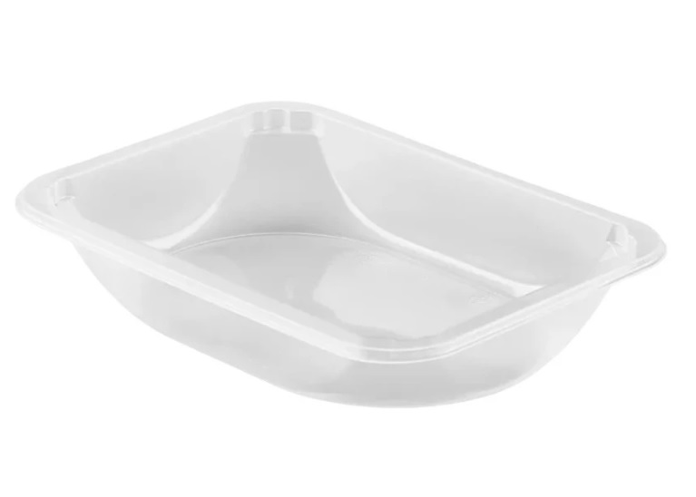 Лоток под запайку 187х137х36 ФРЕШ прозрачный НОТ