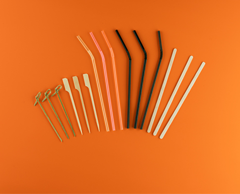 Трубочки и барные аксессуары (шпажки, пики зубочистки и др.)